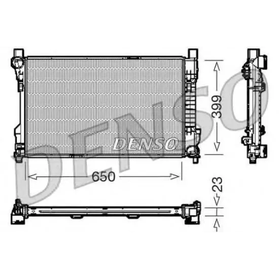 Racire Motor, Radiator DENSO DRM17081