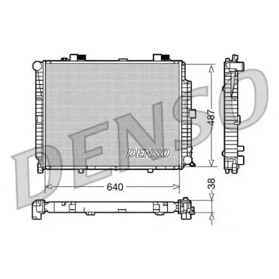 Racire Motor, Radiator DENSO DRM17086