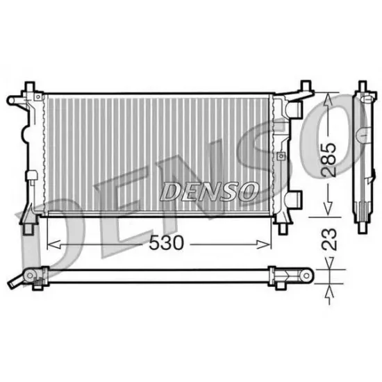 Racire Motor, Radiator DENSO DRM20041