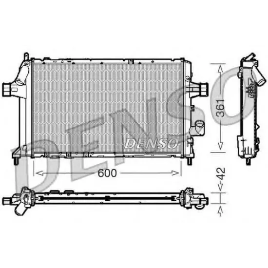 Racire Motor, Radiator DENSO DRM20085