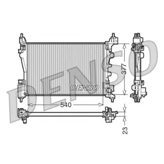 Racire Motor, Radiator DENSO DRM20095