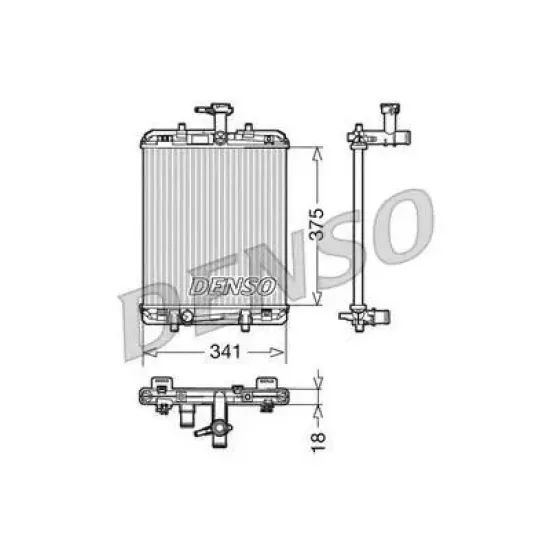 Racire Motor, Radiator DENSO DRM21600