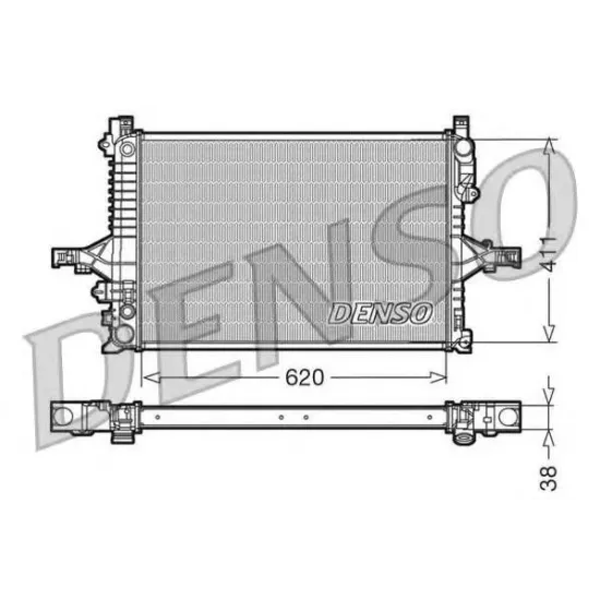 Racire Motor, Radiator DENSO DRM33066