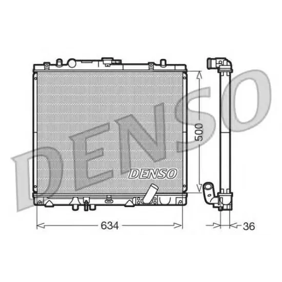 Racire Motor, Radiator DENSO DRM45020