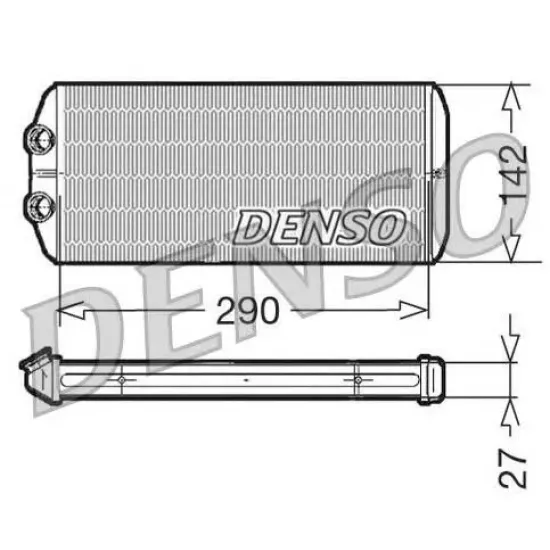 Incalzire Habitaclu, Schimbator Caldura DENSO DRR07005