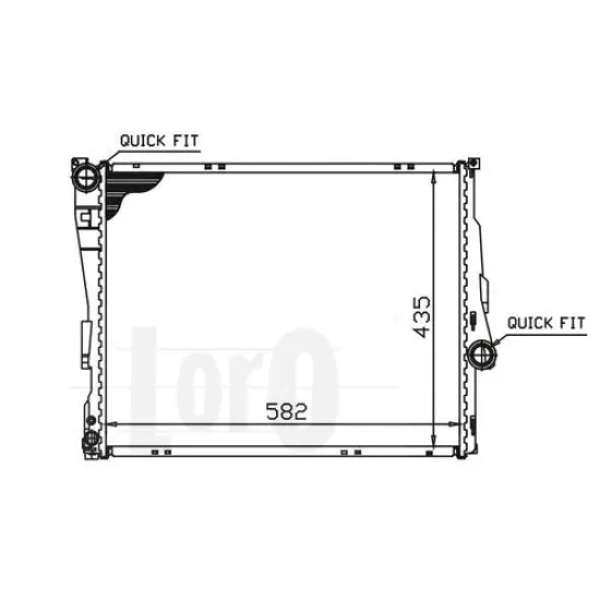 Racire Motor, Radiator LORO 004-017-0032