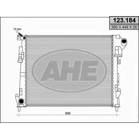 Racire Motor, Radiator LORO 037-017-0089-B