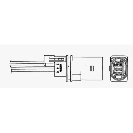 Sonda Lambda METZGER 0893541