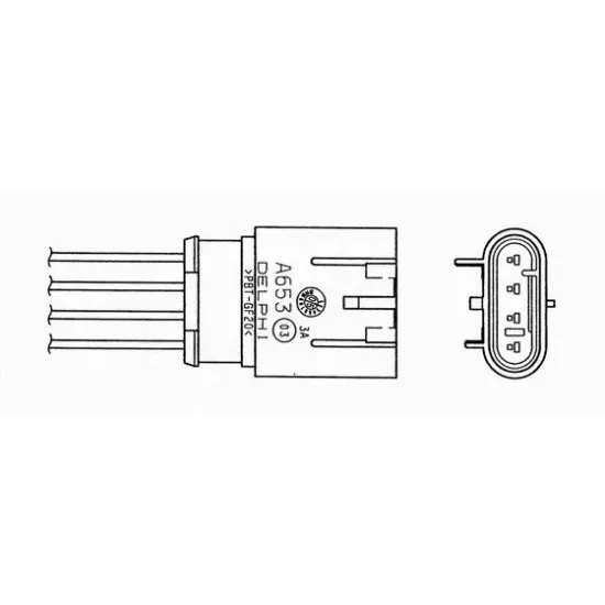 Sonda Lambda METZGER 0895447