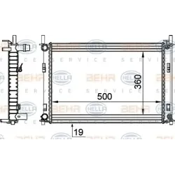 Racire Motor, Radiator