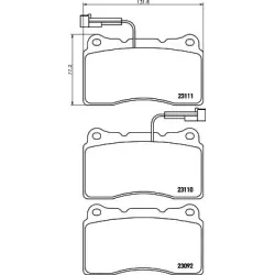 Set Placute Frana, Frana Disc