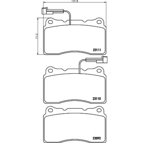 Set Placute Frana, Frana Disc