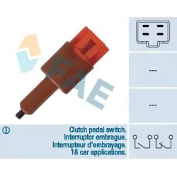 Actionare Ambreiaj Tempomat , Control Automat Al Vitezei, Comutator Lumini Frana, Intrerupator, Comutator