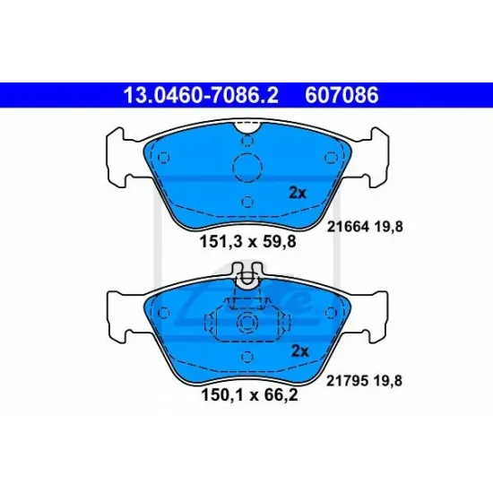 Set Placute Frana, Frana Disc