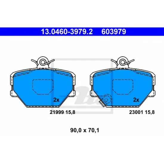 Set Placute Frana, Frana Disc