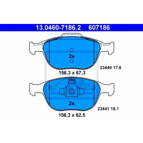 Set Placute Frana, Frana Disc