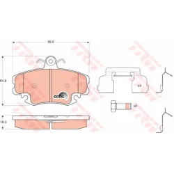 Set Placute Frana, Frana Disc