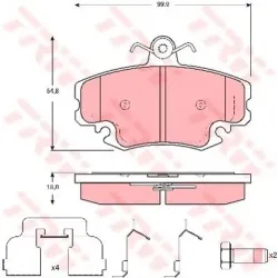 Set Placute Frana, Frana Disc