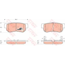 Set Placute Frana, Frana Disc