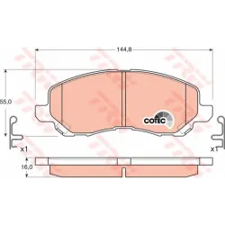 Set Placute Frana, Frana Disc