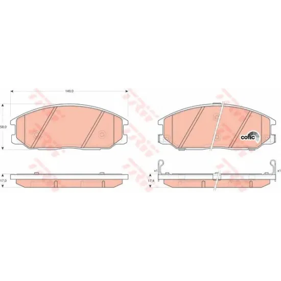 Set Placute Frana, Frana Disc