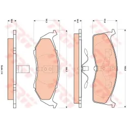 Set Placute Frana, Frana Disc