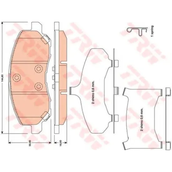 Set Placute Frana, Frana Disc