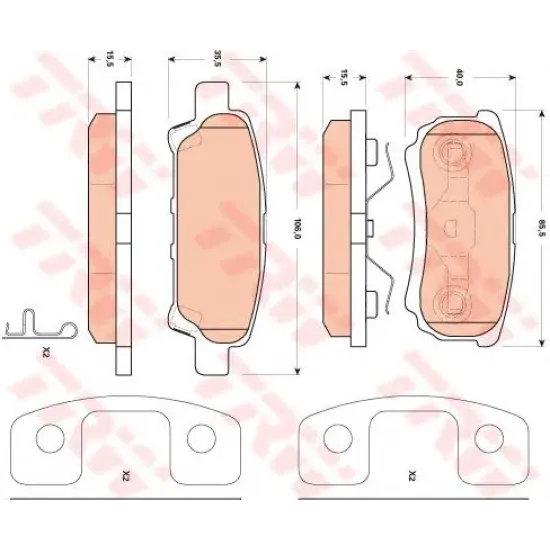 Set Placute Frana, Frana Disc