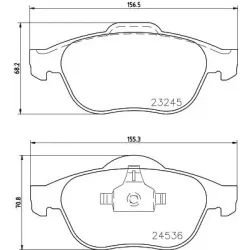 Set Placute Frana, Frana Disc