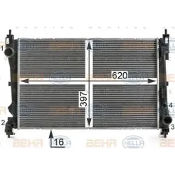 Racire Motor, Radiator