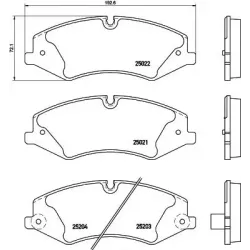 Set Placute Frana, Frana Disc