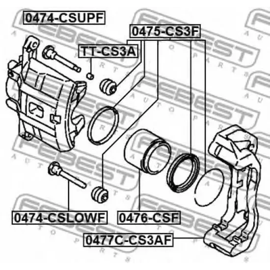 Set Accesorii, Etrier Frana