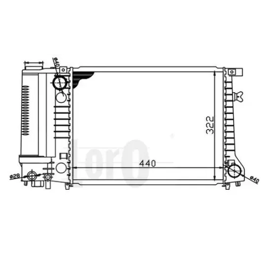 Racire Motor, Radiator