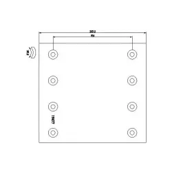 Set Garnituri de Frictiune, Frana Tambur