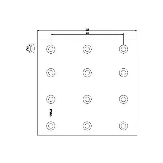 Set Garnituri de Frictiune, Frana Tambur