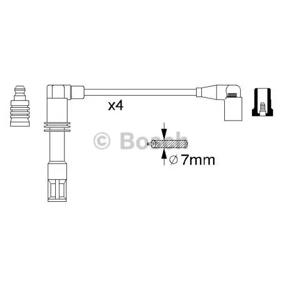 Set Cablaj Aprinder BOSCH 0 986 356 308