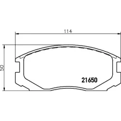 Set Placute Frana, Frana Disc