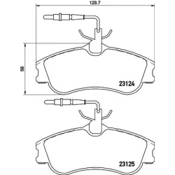 Set Placute Frana, Frana Disc