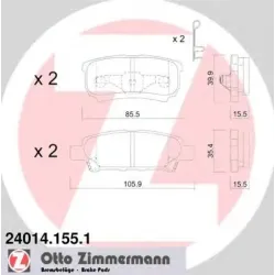 Set Placute Frana, Frana Disc