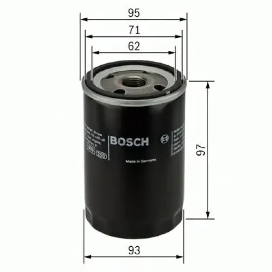 Filtru Ulei BOSCH 0 986 452 003