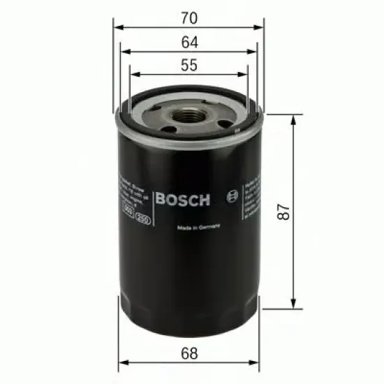 Filtru Ulei BOSCH 0 986 452 041