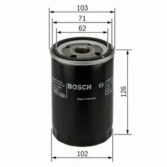 Filtru Ulei BOSCH 0 986 452 042