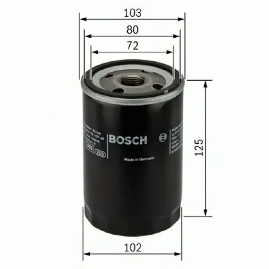 Filtru Ulei BOSCH 0 986 452 062