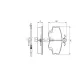 Set Placute Frana, Frana Disc BOSCH 0 986 467 720