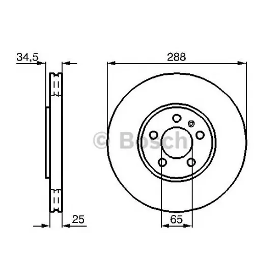 Disc Frana BOSCH 0 986 478 867