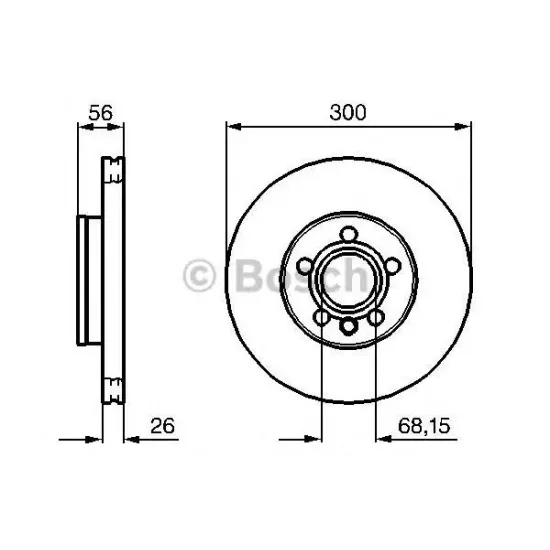 Disc Frana BOSCH 0 986 479 037