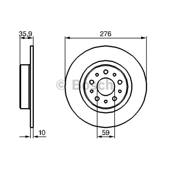 Disc Frana BOSCH 0 986 479 120