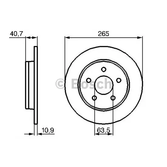 Disc Frana BOSCH 0 986 479 169