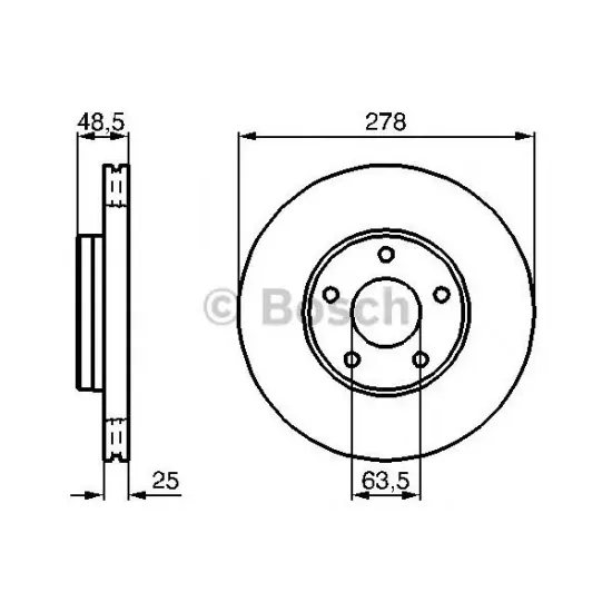 Disc Frana BOSCH 0 986 479 173