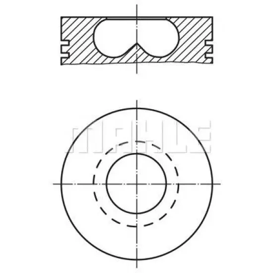 Piston MAHLE ORIGINAL 009 95 00